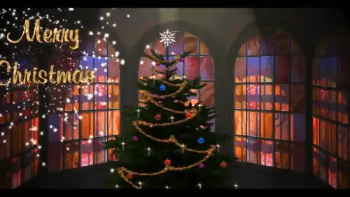 Marry Christmas Animated WhatsApp Video